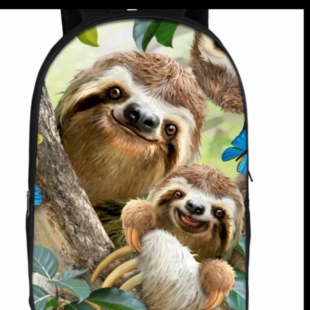 New Mama & Baby Sloth Backpack